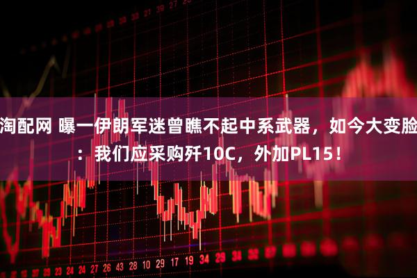 淘配网 曝一伊朗军迷曾瞧不起中系武器，如今大变脸：我们应采购歼10C，外加PL15！