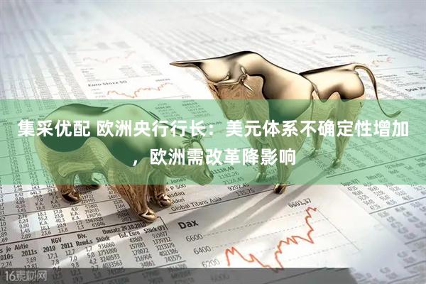 集采优配 欧洲央行行长：美元体系不确定性增加，欧洲需改革降影响
