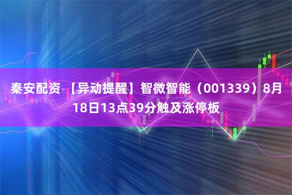 秦安配资 【异动提醒】智微智能（001339）8月18日13点39分触及涨停板