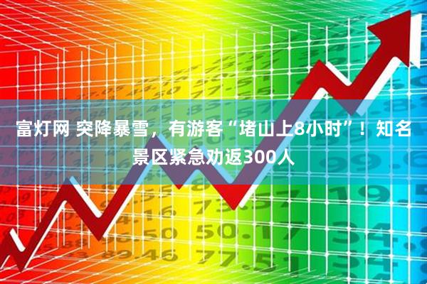 富灯网 突降暴雪，有游客“堵山上8小时”！知名景区紧急劝返300人