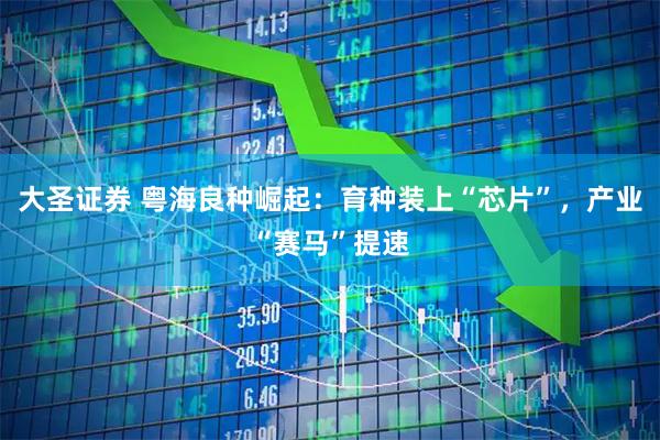 大圣证券 粤海良种崛起:育种装上“芯片”,产业“赛马”提速